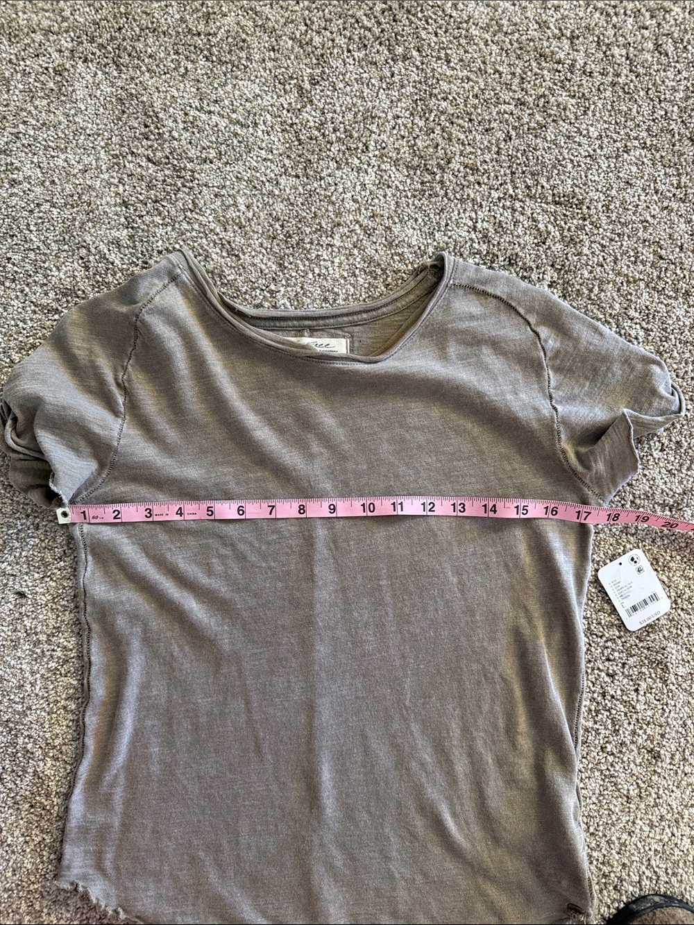 Free People We the Free Be My Baby Cotton T-Shirt, NWT, Large - Picture 6 of 11